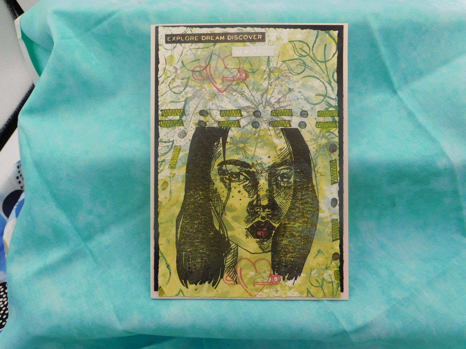 explore & dream greeting card